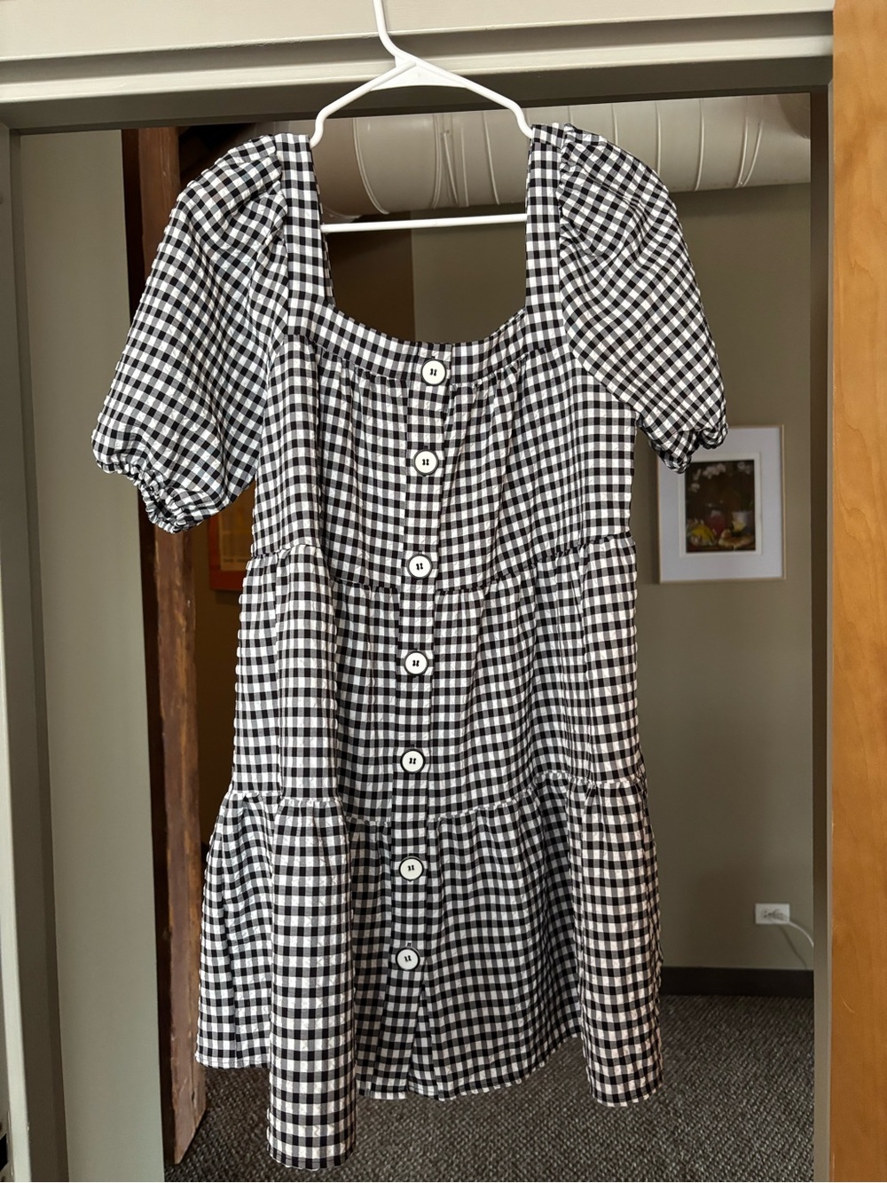 Zara gingham dress